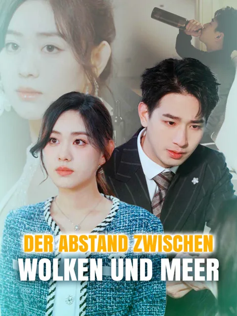Der Abstand zwischen Wolken und Meer